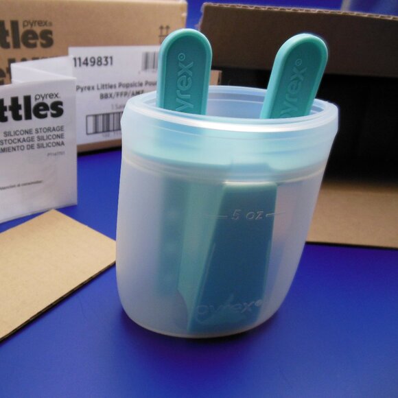 mold for ice pops Pyrex Littles Popsicle Pouch NIP made of silicone original box - Picture 1 of 11